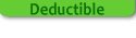 green deductible tab